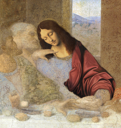 The Last Supper Restoration of John-3